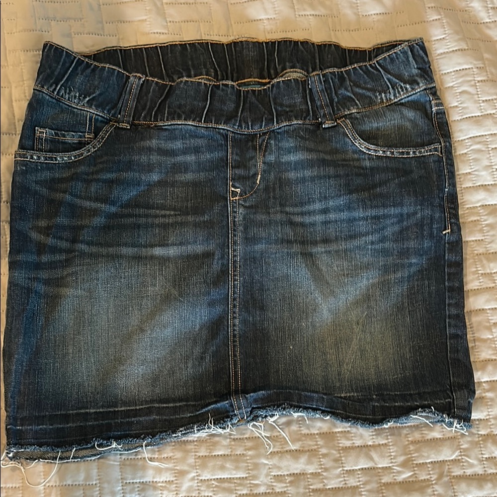 Denim Mini Skirt